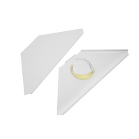 Hoekplaten voor DJ booths met tas set (2 stuks)