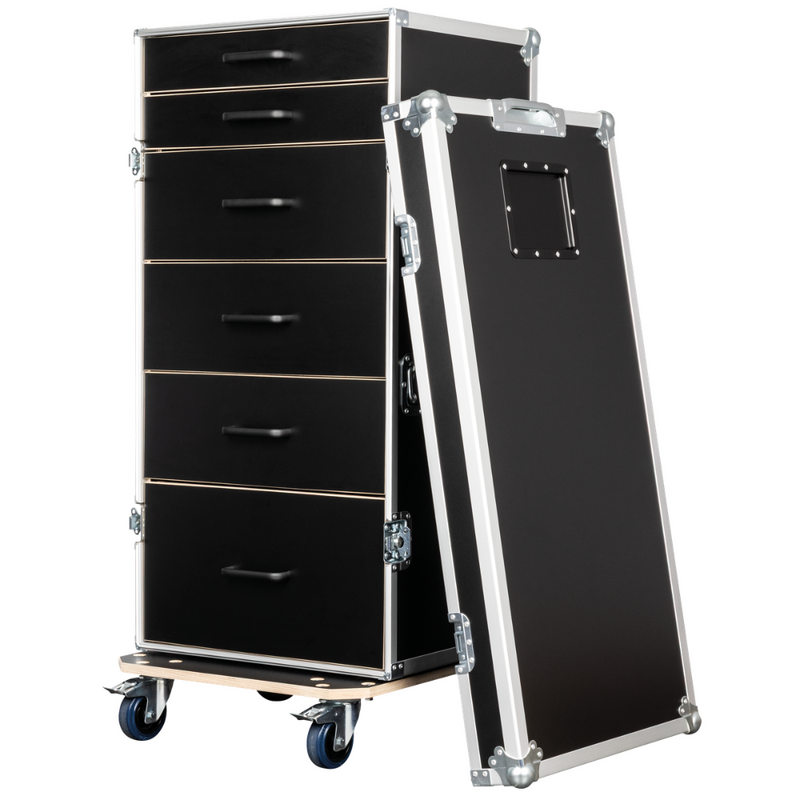 Drawer Case 1 Flightcase met 6 lades