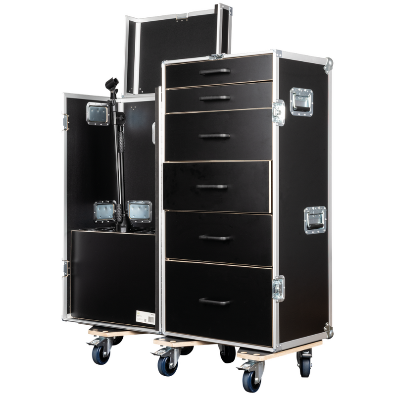 Drawer Case 3 Flightcase met 6 lades