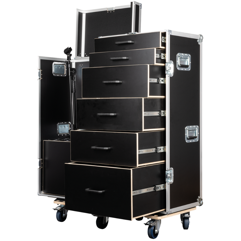 Drawer Case 3 Flightcase met 6 lades
