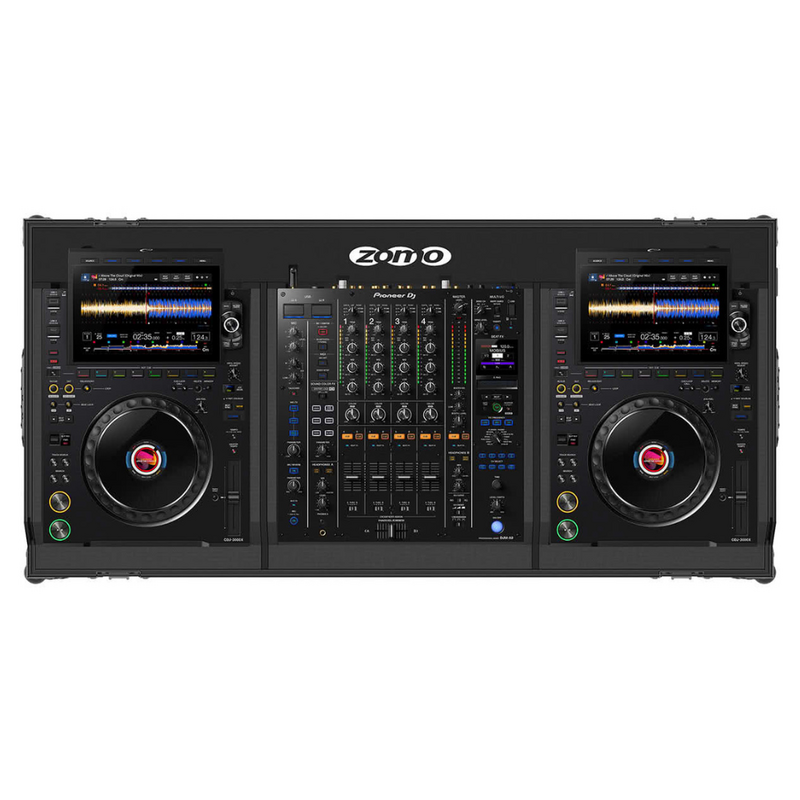 Set-30A9X NSE flightcase voor 2x Pioneer CDJ-3000X & 1x Pioneer DJM-A9