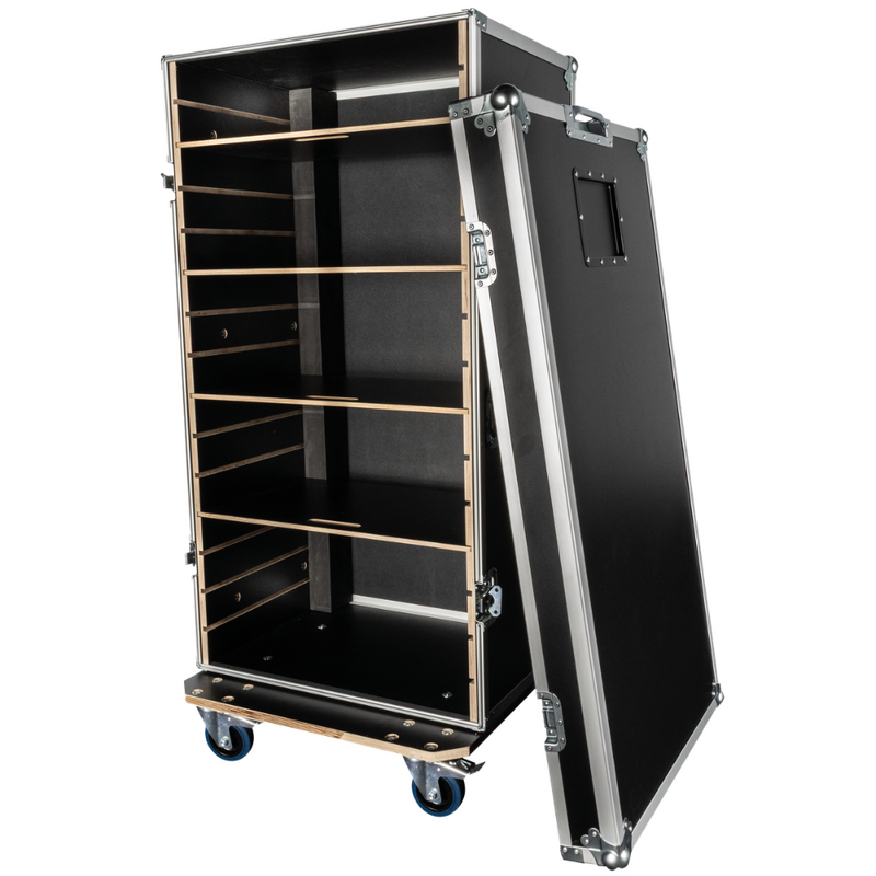 Storage Case 1 Flightcase met 5 kratten