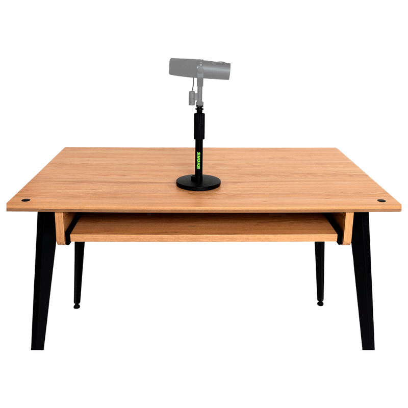 DESKTOP1 Microfoon tafelstatief met ronde voet