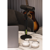 DESKTOP1 Microfoon tafelstatief met ronde voet
