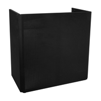 Reserve cover voor compacte DJ booth zwart