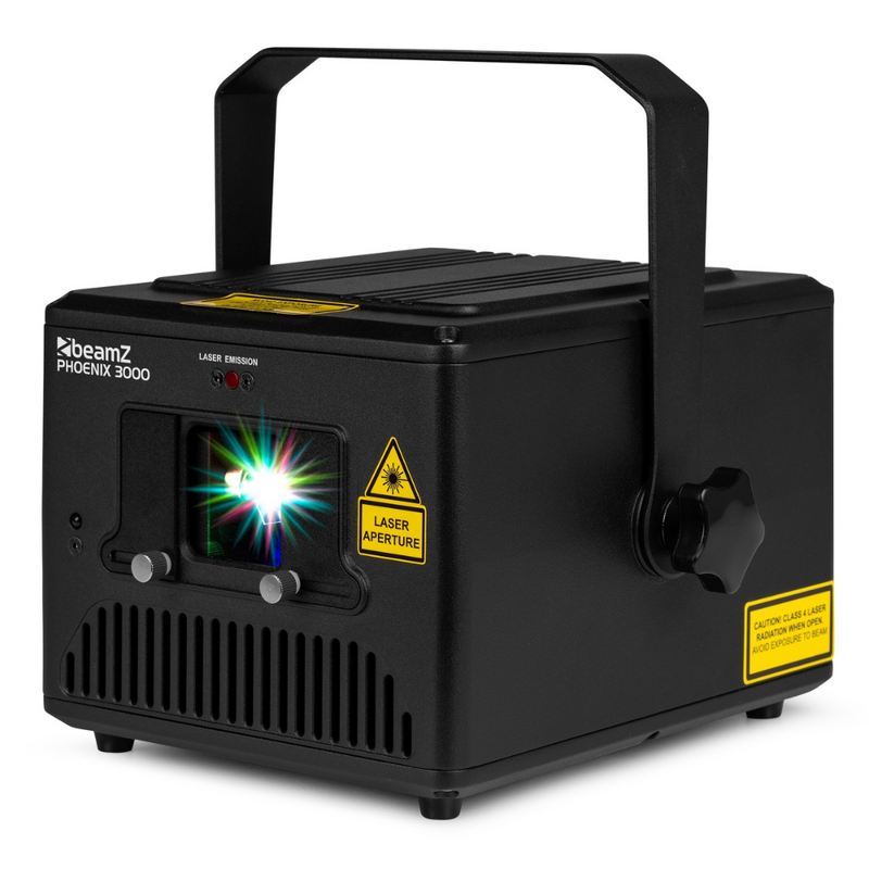 Phoenix 3000 Analoge RGB laserprojector 3000mW