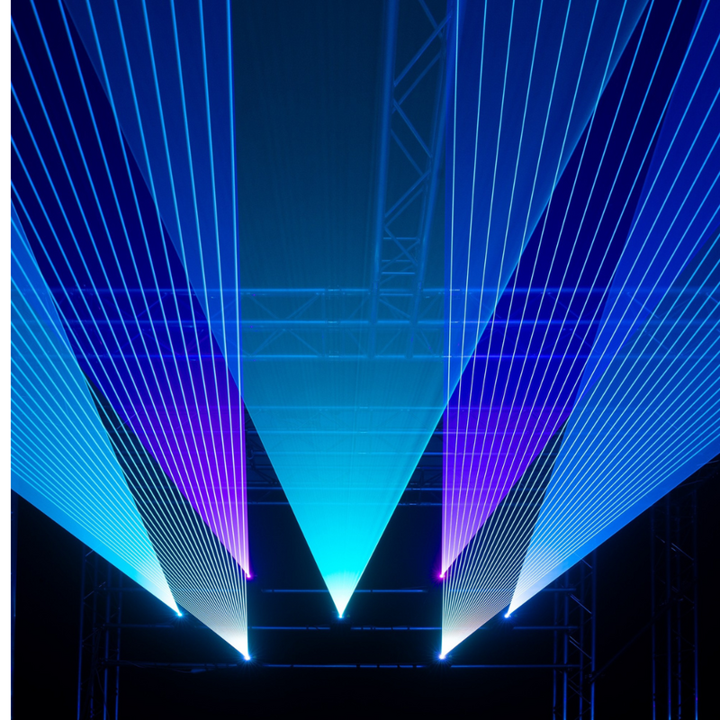 Phoenix 3000 Analoge RGB laserprojector 3000mW