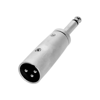 4 STAR A JM2 XM3 Adapter TS male naar XLR male