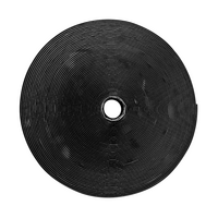 Klittenband 20mm 25m zwart