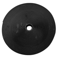 Klittenband 20mm 25m zwart