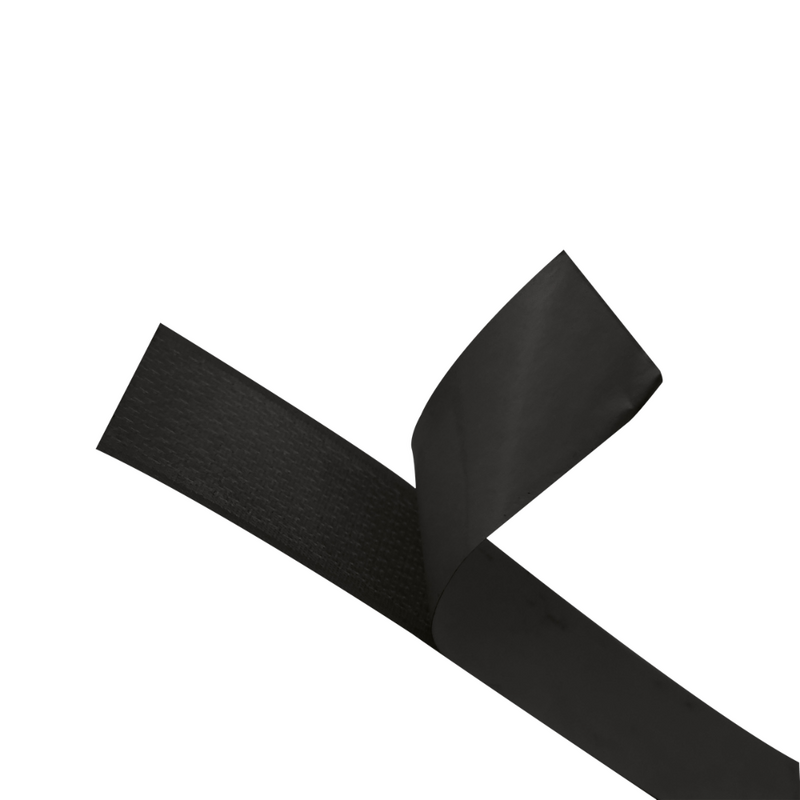 Klittenband 20mm 25m zwart