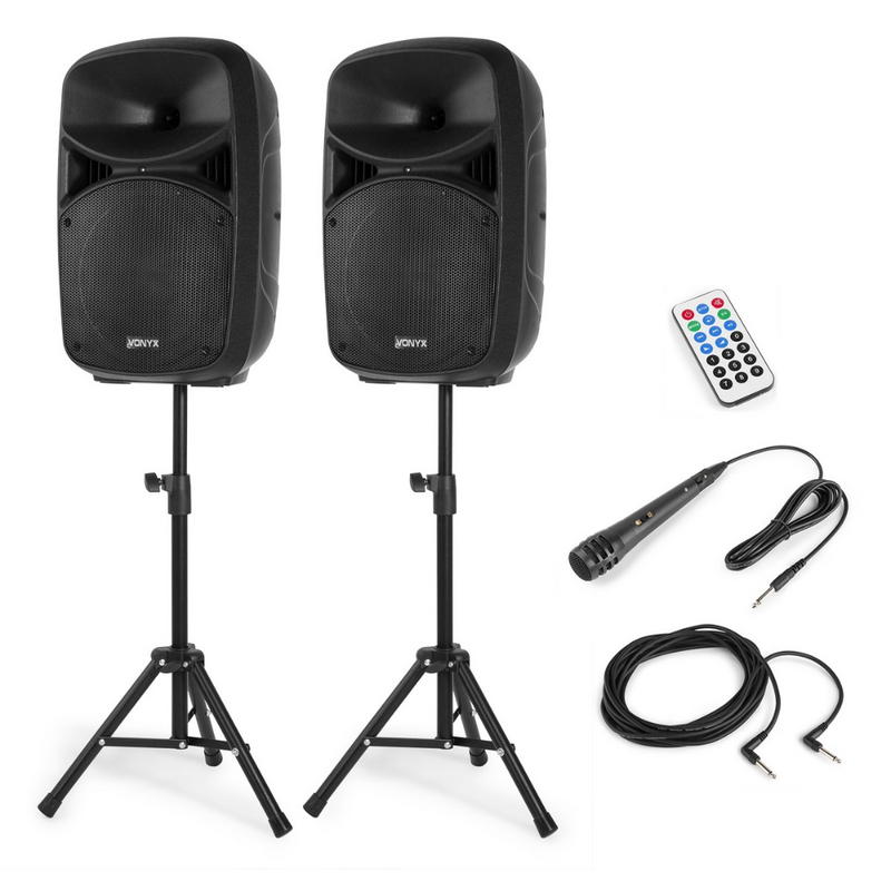 VPS102A Plug & play 600W speakerset met statieven