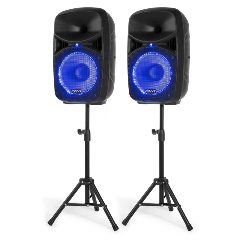 VPS102A Plug & play 600W speakerset met statieven