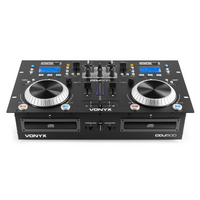 CDJ500 Dubbele speler met versterker CD/MP3/USB/BT