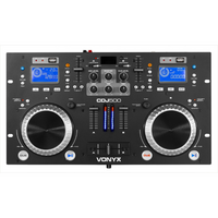 CDJ500 Dubbele speler met versterker CD/MP3/USB/BT