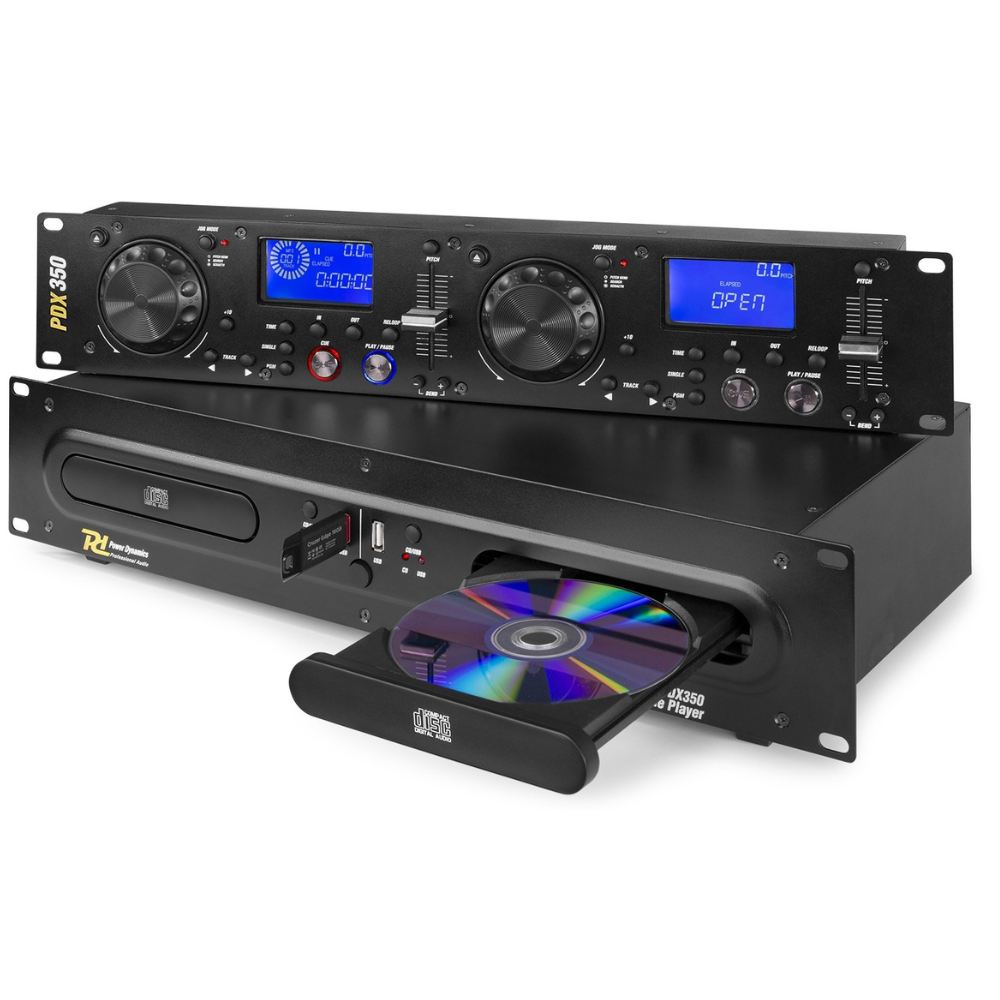 Power Dynamics PDX350 Dubbele CD/MP3/USB speler afbeelding