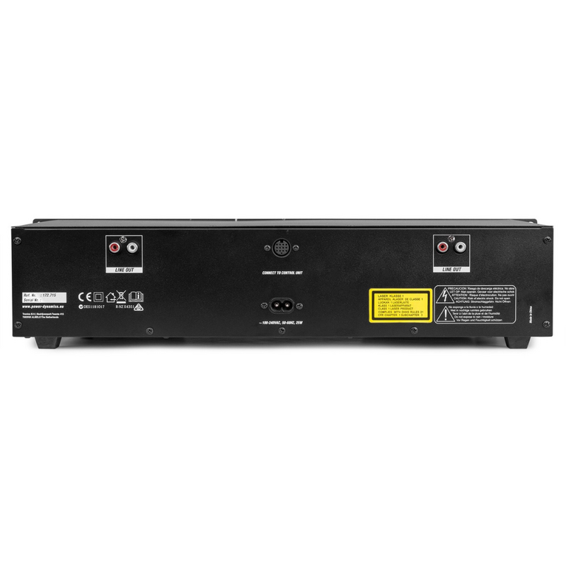 PDX350 Dubbele CD/MP3/USB speler