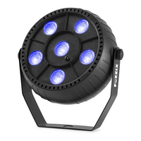 PLP10 Battery party par 6x 2W RGB