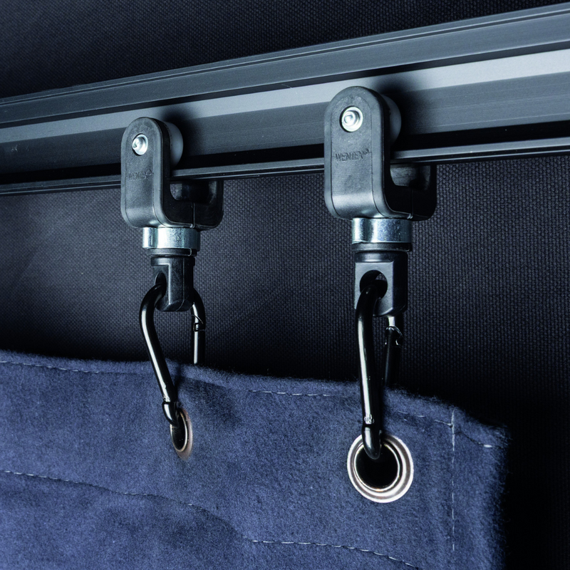 Wentex Karabijnhaak 6 x 60 mm zwart 10 stuks Karabijnhaak 6 x 60 mm zwart 10 stuks