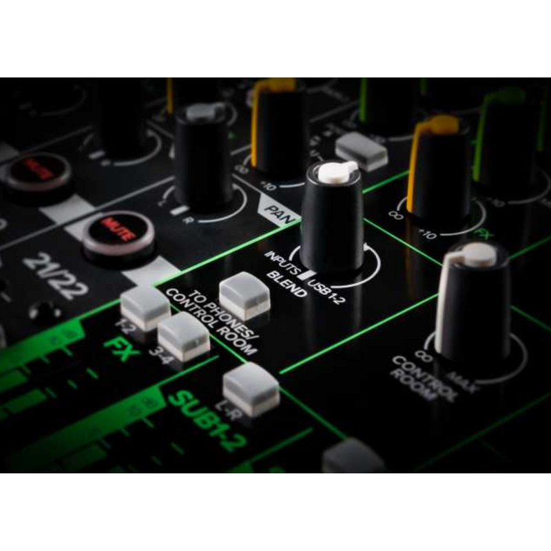 ProFX22v3 22-kanaals mengpaneel met USB-interface