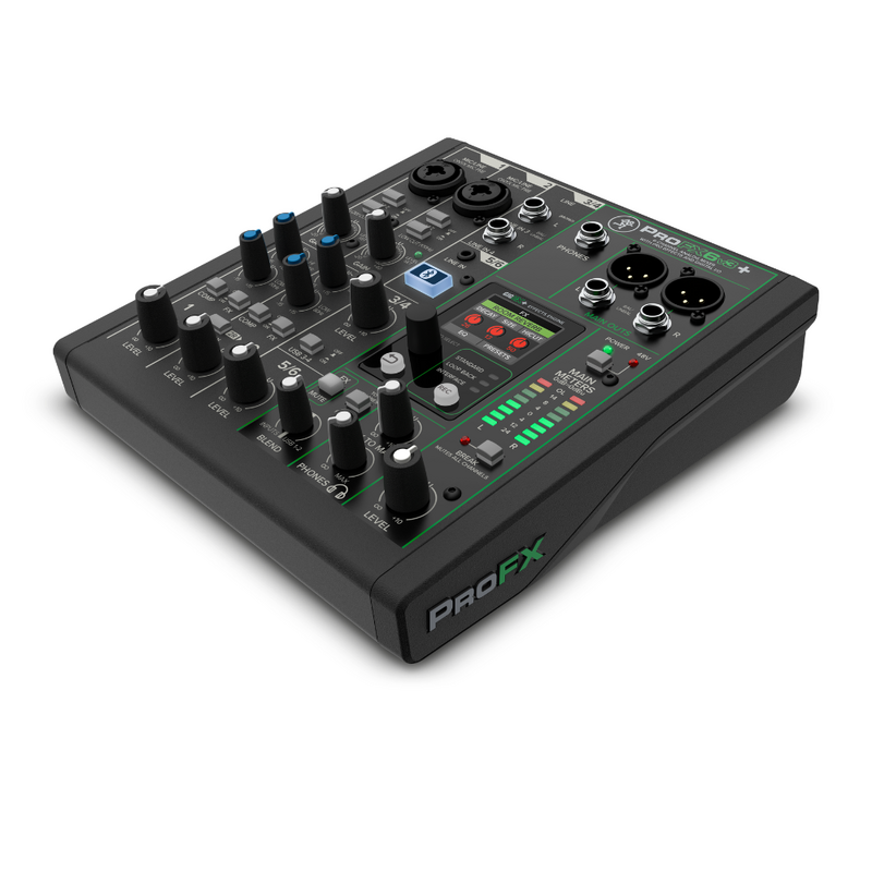 Mackie ProFX6v3+ 6-kanaals mengpaneel met USB-interface ProFX6v3+ 6-kanaals mengpaneel met USB-interface