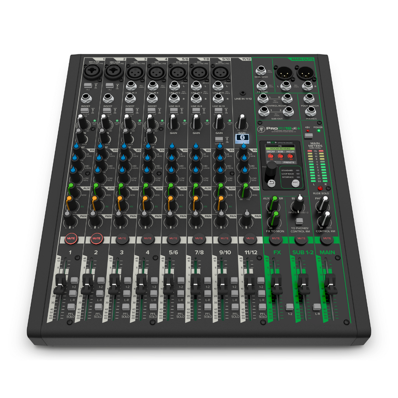 Mackie ProFX12v3+ 12-kanaals mengpaneel met USB-interface ProFX12v3+ 12-kanaals mengpaneel met USB-interface
