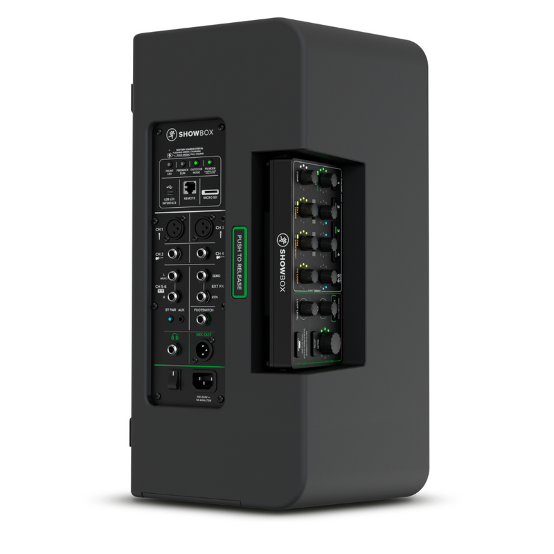 Mackie ShowBox Draagbaar PA-systeem op accu ShowBox Draagbaar PA-systeem op accu