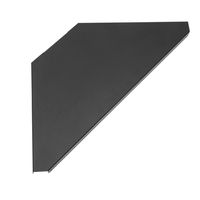 Hoekplaten Zwart voor DJ booths met tas set (2 stuks) 