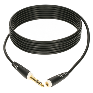 AS-EX60600 Verlengkabel TRS 6,3mm male naar 3,5mm female 6m