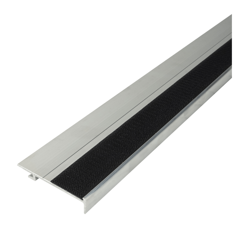 Aluminium afrokprofiel met klittenband 97,5cm