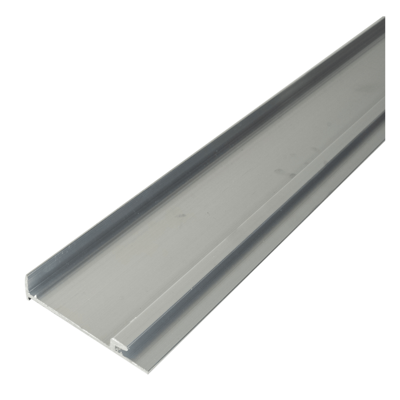 Aluminium afrokprofiel met klittenband 97,5cm
