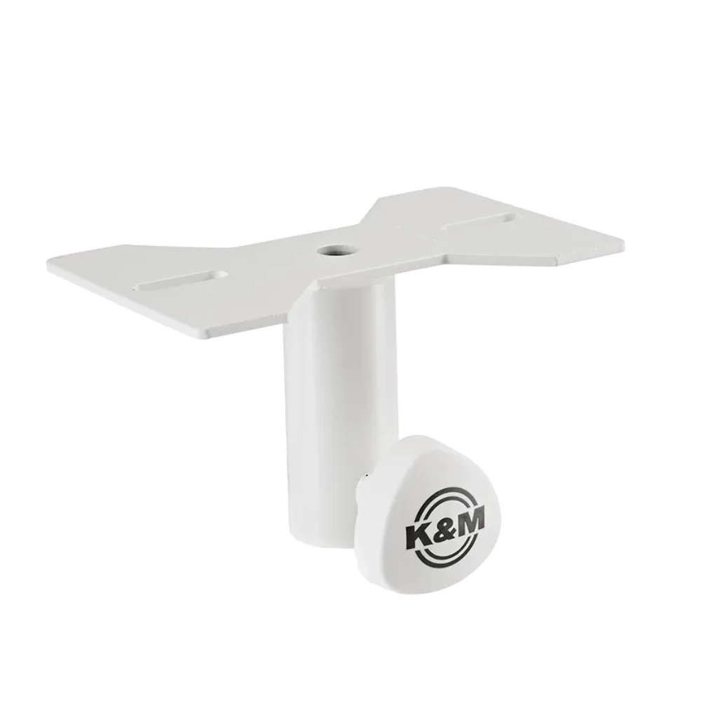 K&M 19580 Adapter voor luidsprekerstatieven wit