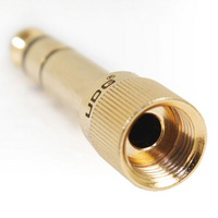 Ultimate Headphone Adapter 3,5mm female naar 6,35mm male met schroefdraad