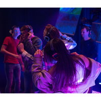 Silent Disco 3-kanaals draadloze hoofdtelefoon