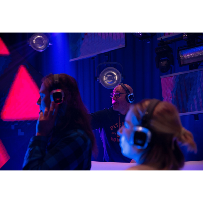 Silent Disco 3-kanaals draadloze zender