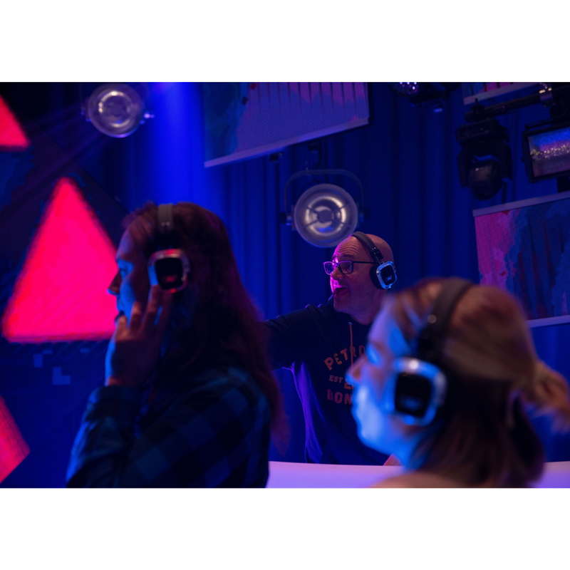 Oplader voor Silent Disco 3-kanaals draadloze hoofdtelefoon