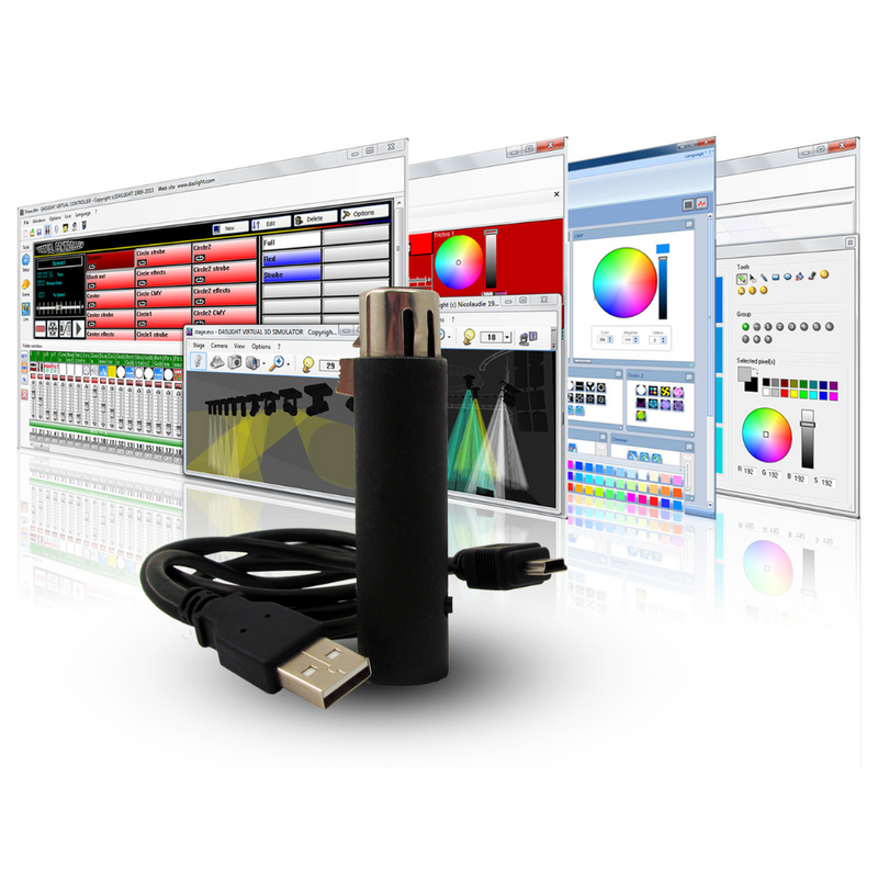 SUSHI-Z1 USB-DMX Interface met software