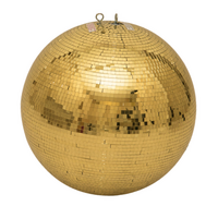 Spiegelbol 50cm spiegeltjes 10x10mm goud