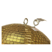 Spiegelbol 30cm spiegeltjes 10x10mm goud