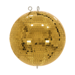 Eurolite Spiegelbol 30cm spiegeltjes 10x10mm goud