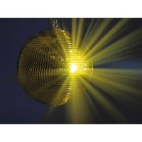 Spiegelbol 40cm spiegeltjes 10x10mm goud