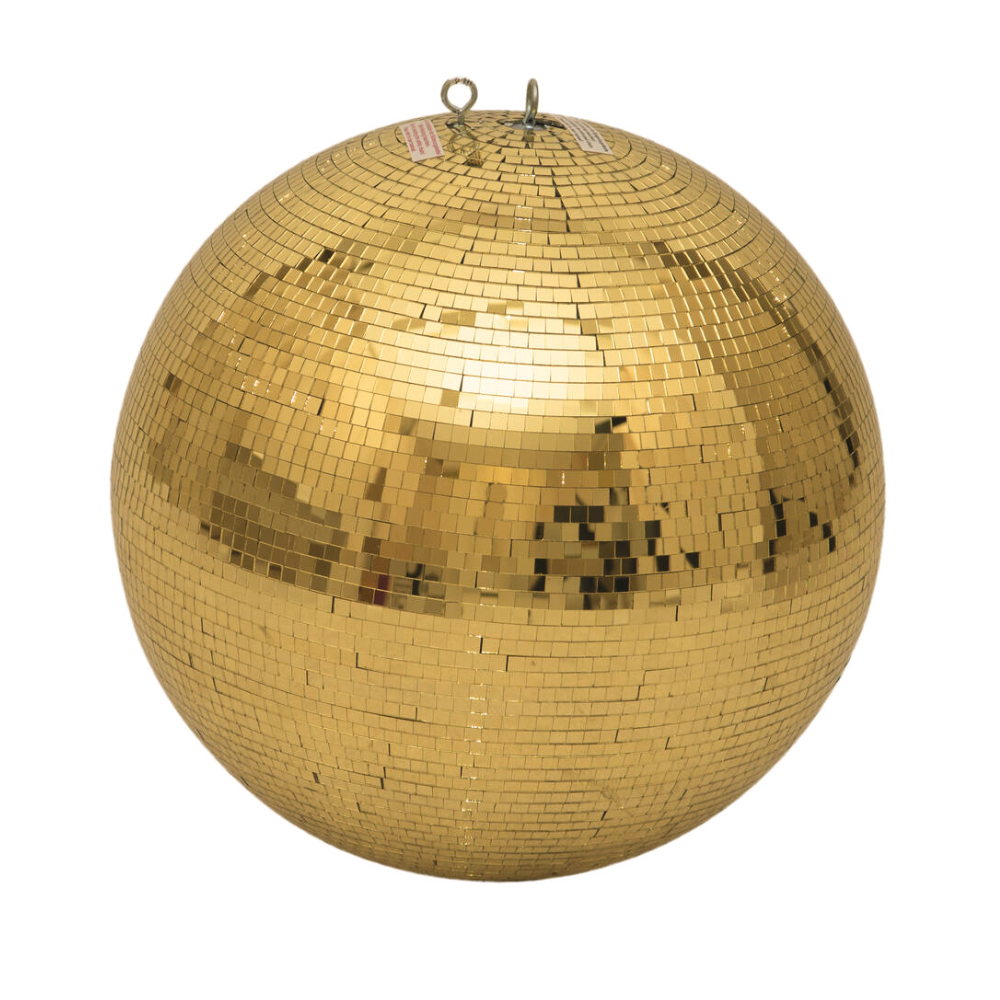 Eurolite Spiegelbol 40cm spiegeltjes 10x10mm goud