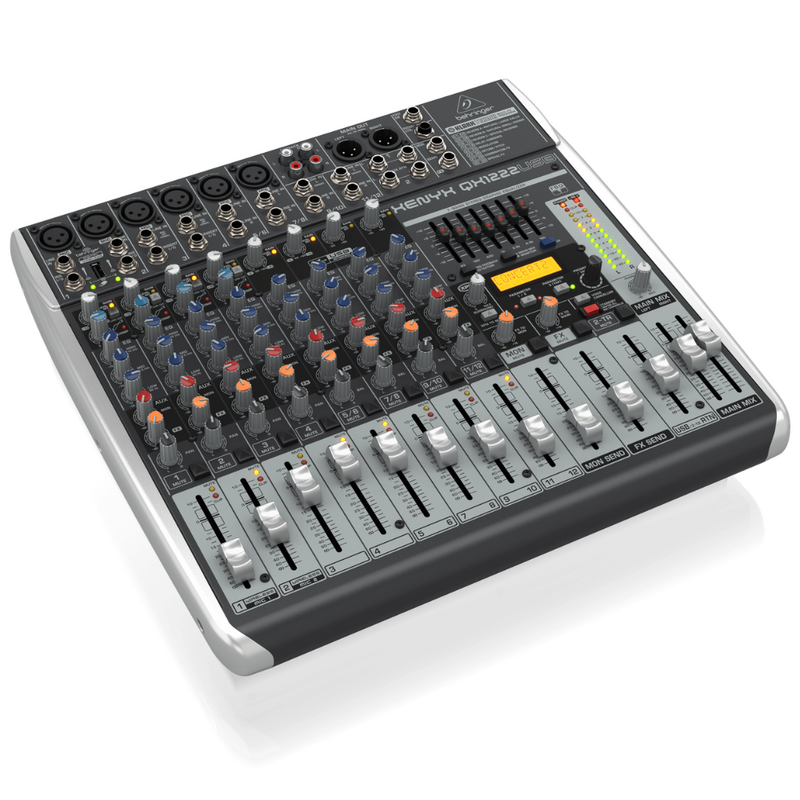 Xenyx QX1222USB PA en studiomixer