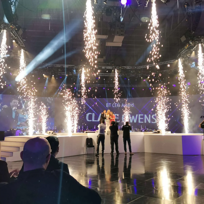 Sparkus 5 Sparkular machine waterfall 5m