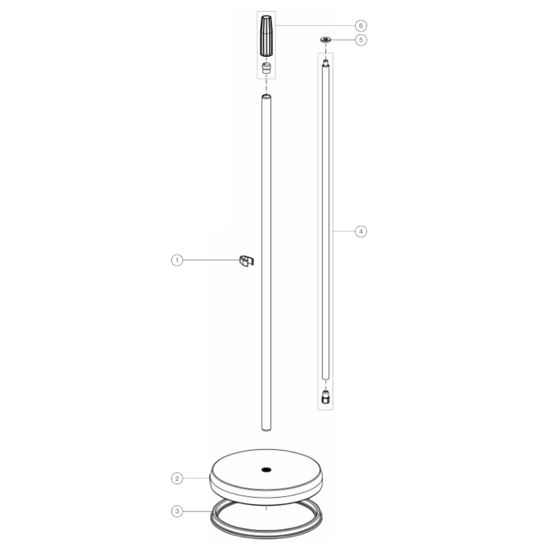 03-40-240-56 Baseplate voor K&M 260 zwart