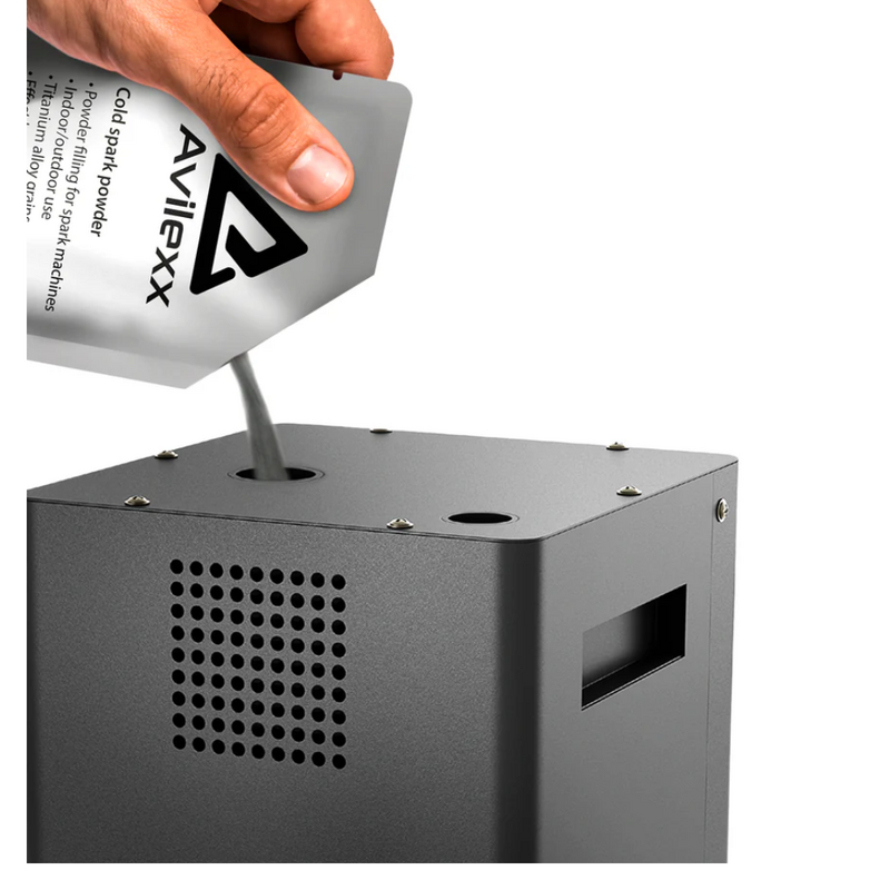 2x Sparkus 1 Sparkular machine + flightcase set