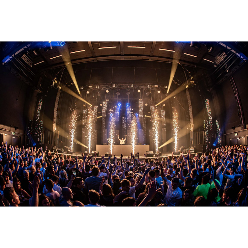 4x Sparkus 1 Sparkular machine + flightcase set