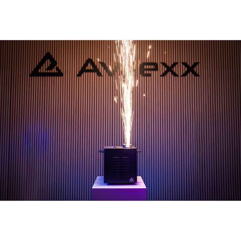 2x Sparkus 2 Sparkular machine + flightcase set