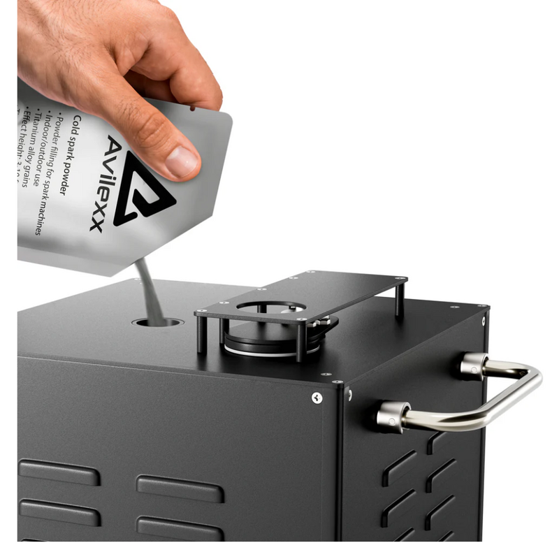 2x Sparkus 2 Sparkular machine + flightcase set