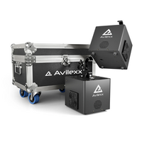 2x Sparkus 5 Sparkular machine + flightcase set